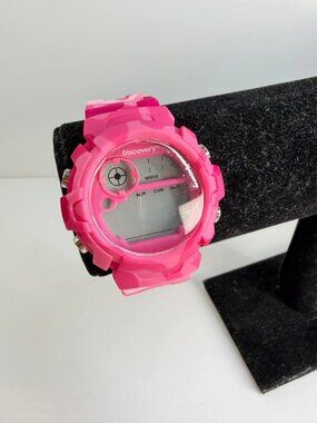 Discovery Digital Watch – Pink Camo Edition – Sport Style